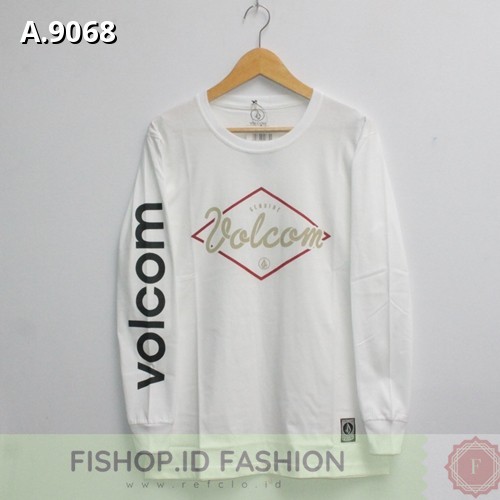Kaos Surfing Distro Pria Volcom Premium Murah Lengan Panjang