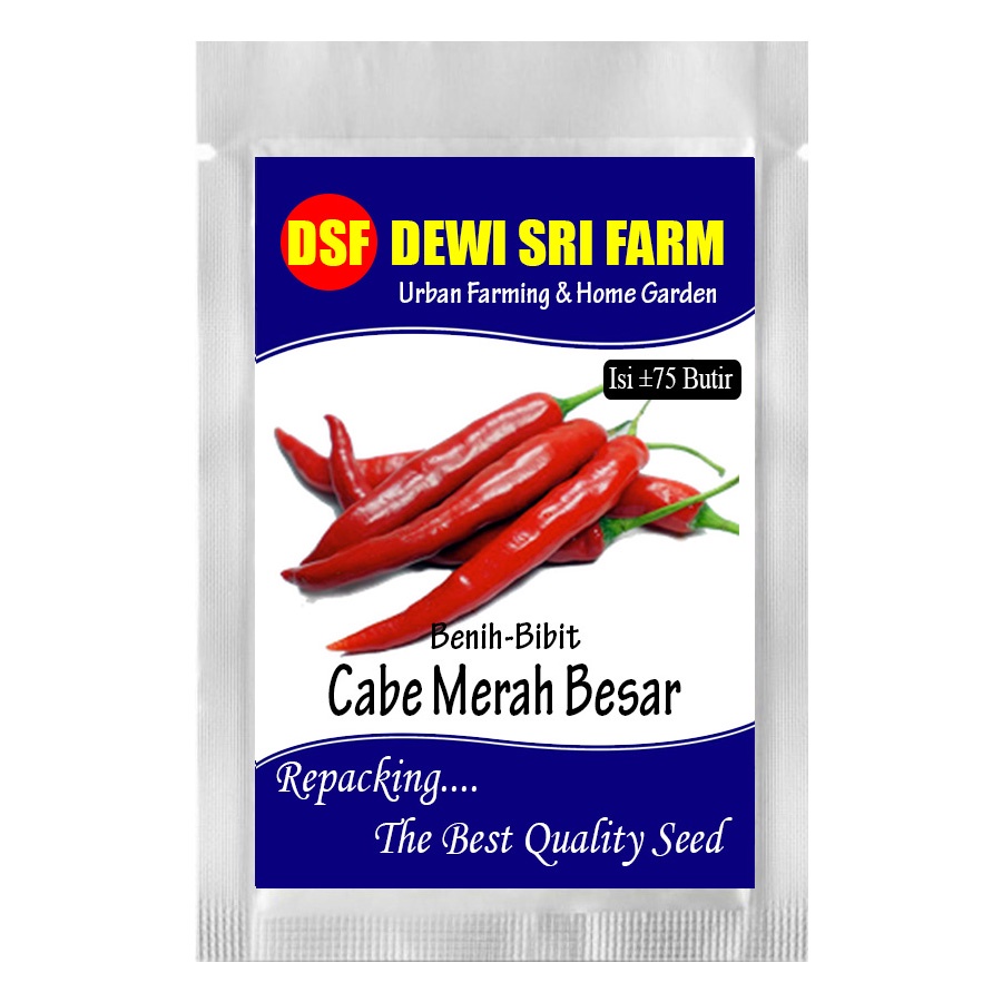 Cabe Merah - ±100 bijij Benih Bibit Unggul Cabe Merah Keriting