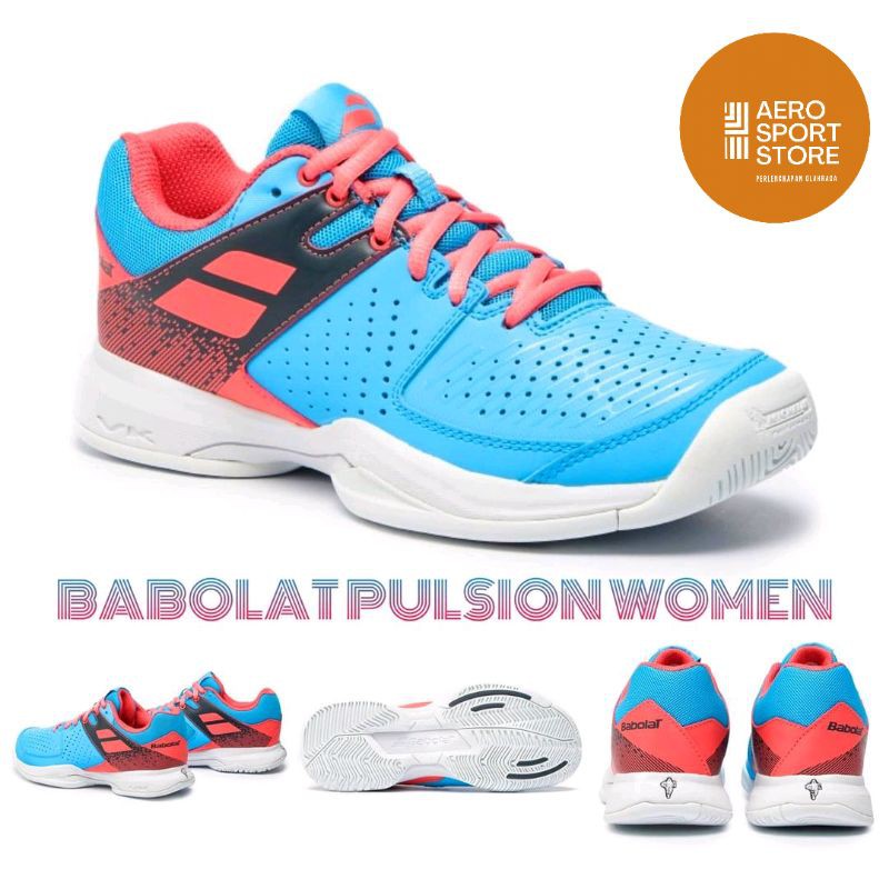 [ SEPATU TENIS LAPANGAN WANITA BABOLAT PULSION ]