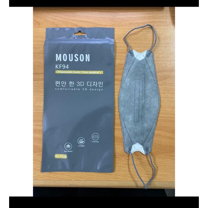 Masker kf94 warna abu