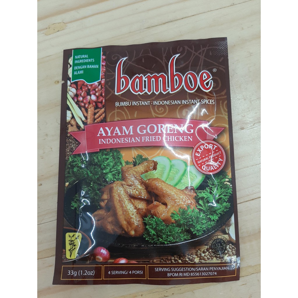 

Bamboe Export Ayam Goreng 33Gr B