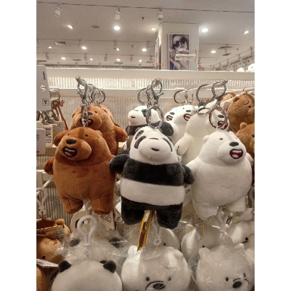 Miniso we bare bears gantungan kunci gantungan lucu gantungan tas gantungan panda