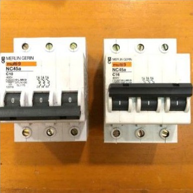 mcb nc45a 3P 6A 10A 16A 20A merlin gerin