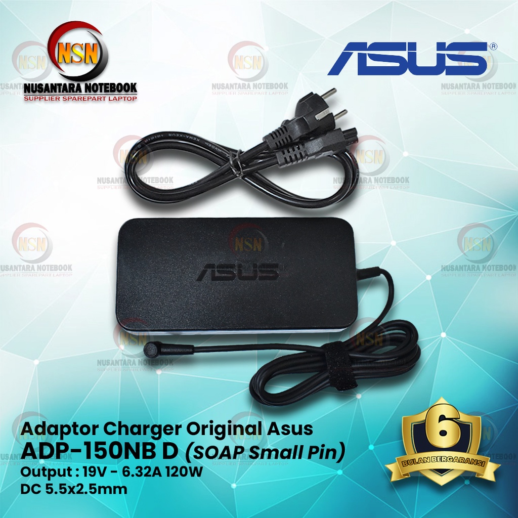 Adaptor Charger Original Asus 19V - 6.32A SOAP Model DC 4.5*3.0