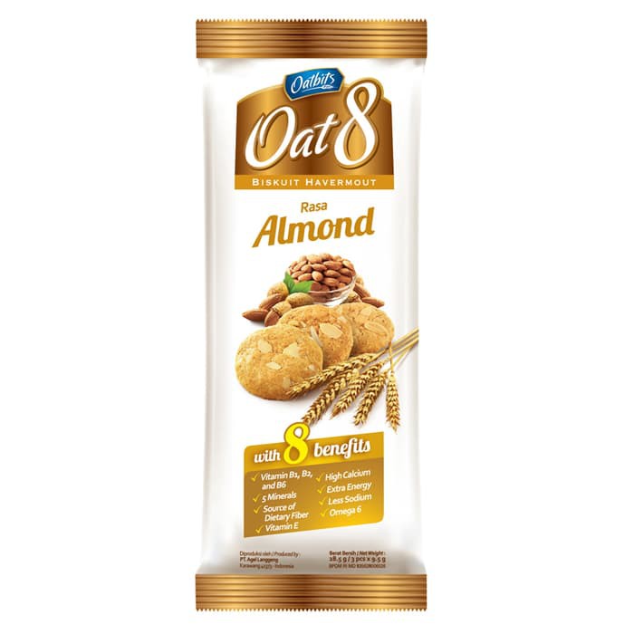 

Oatbit Oat 8 Almond Sch 4X12X28.5 GR