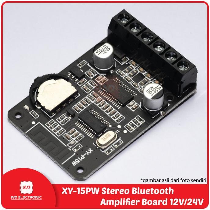 XY-P15W Amplifier Bluetooth 5.0 Stereo 12V 24V module easywa53 Ayo Beli