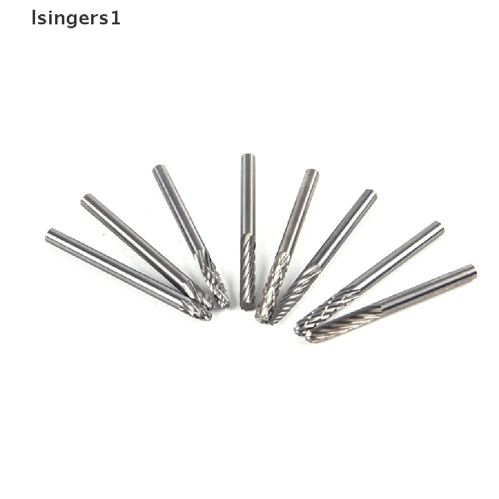 (lsingers1) Mata Bor Putar Bahan Tungsten Alloy Ukuran 3mm