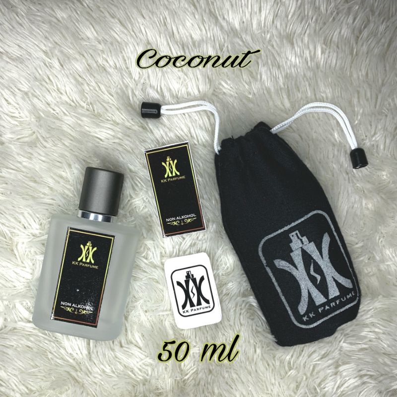 COCONUT Parfum pria & Wanita / Parfum terlaris & tahan lama/Parfum non alkohol