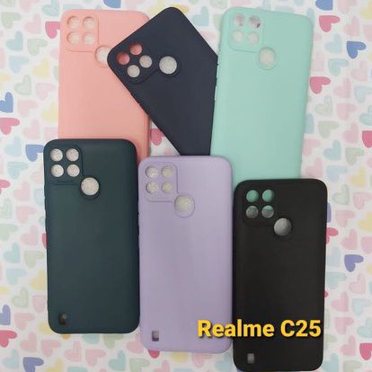 Case TPU Macaron Warna Warni Realme C25