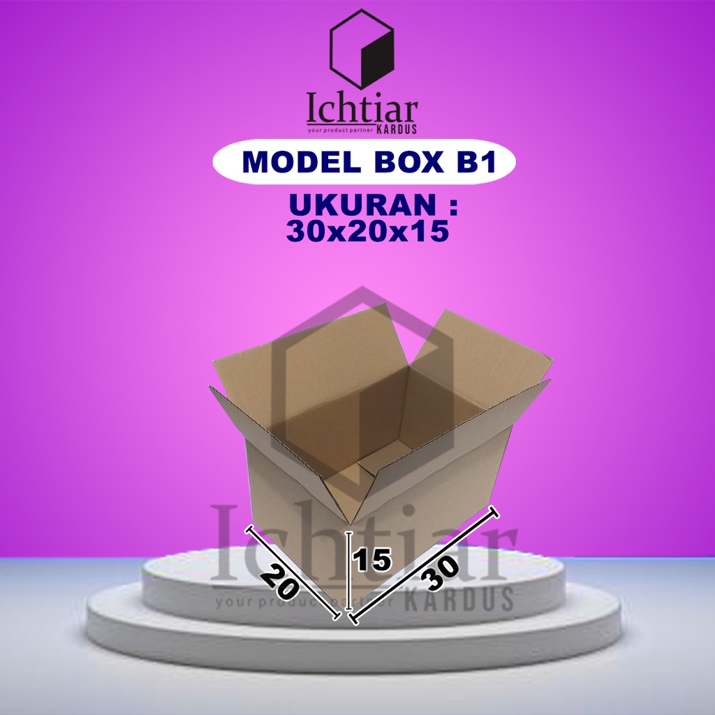 

Karton / Kardus / Box Packing Ukuran 30x20x15 Cm