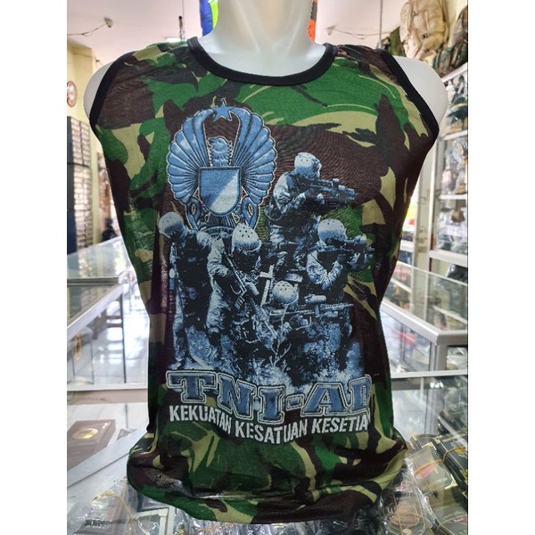 kaos singlet TNI AD Loreng| singlet TNI AD | singlet tentara | Singlet Loreng Malvinas