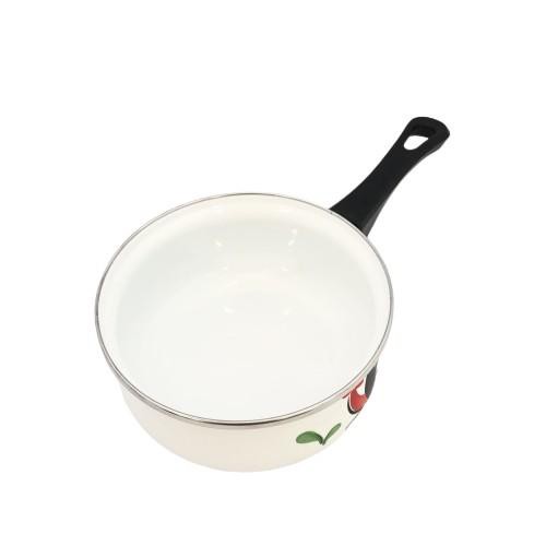 Kedaung Kukuruyuk Panci Saus / Sauce Pot dengan Tutup Enamel 16 cm