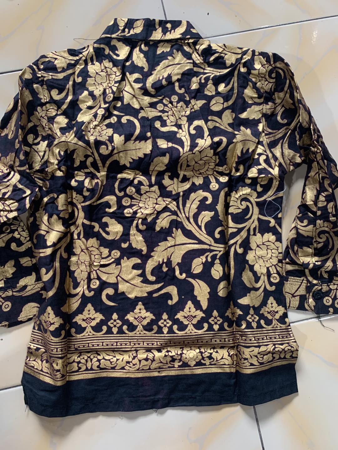 Batik Couple Keluarga Sania Ruffle Ori Ndoro Jowi Dnt Motif Bakung