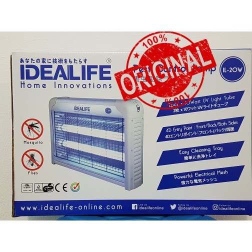 Lampu Anti Nyamuk Idealife IL-20w / Perangkap Nyamuk / Lalat