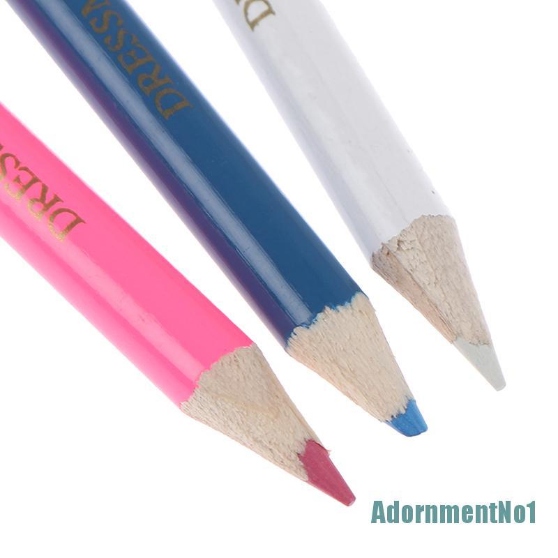 (AdornmentNo1) 3pcs / Set Pensil Kapur Penanda Kain / Kain Untuk Perlengkapan Jahit / Kerajinan Tangan