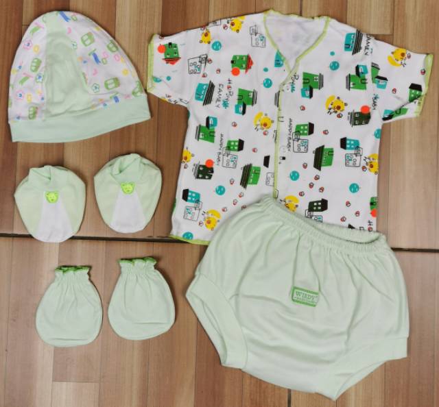 Topi bayi sarung tangan kaki set katun /Topi newborn Set/ Topi kupluk bayi baru lahir