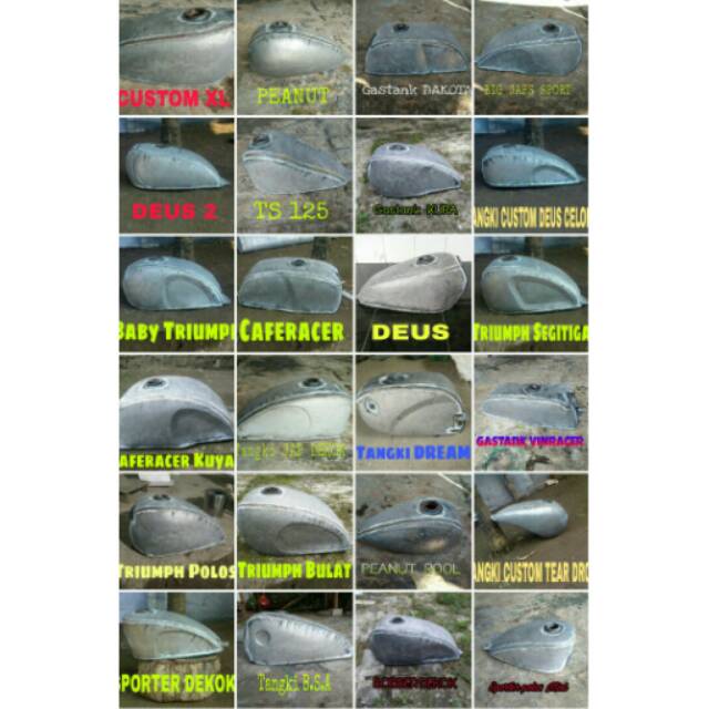 Tangki Japstyle Mentah Ukuran Sedang