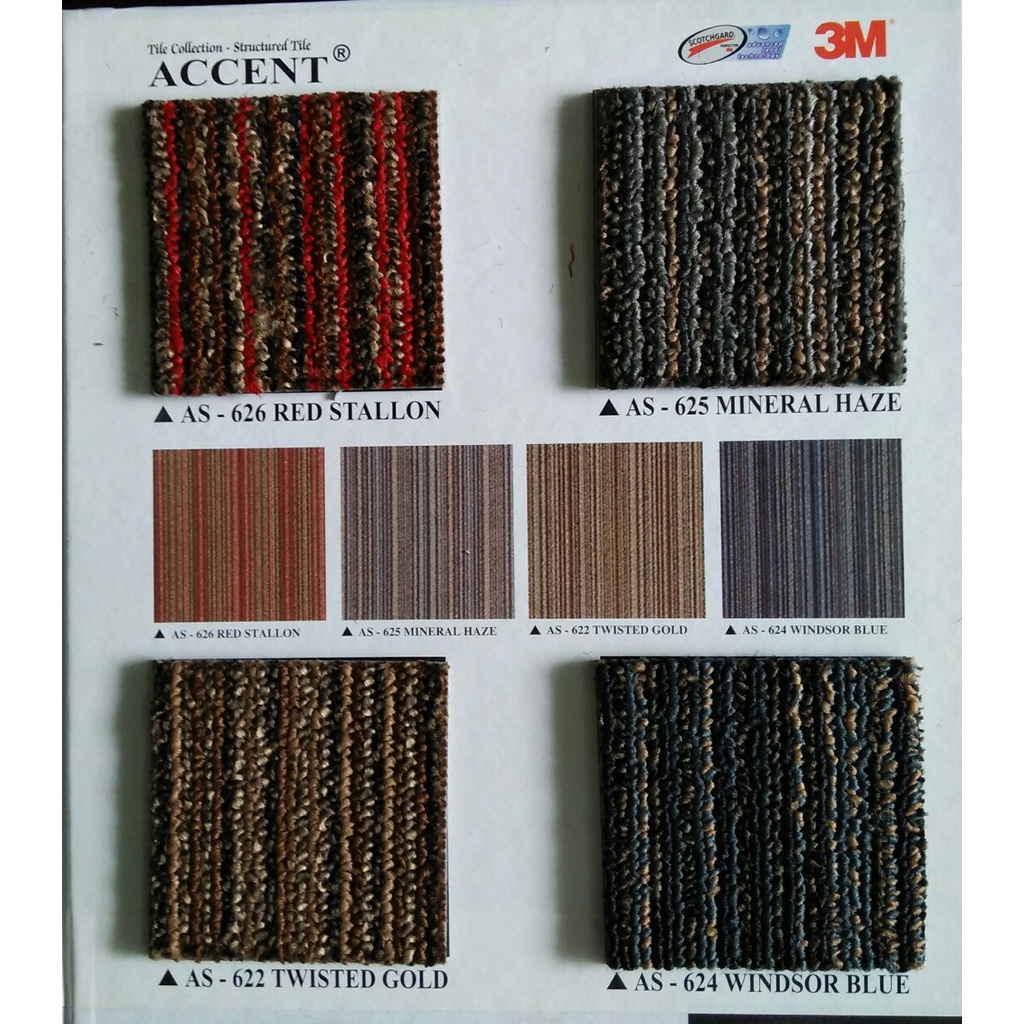 Karpet Tile Motif Accent