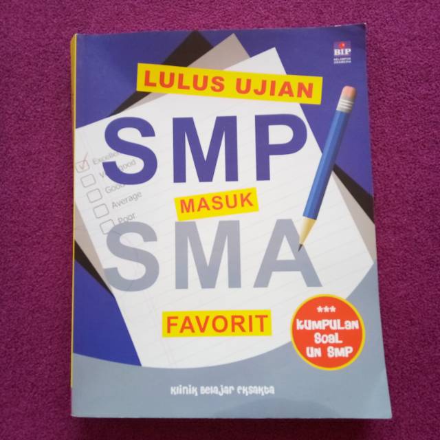 Lulus Ujian Smp Masuk Sma Favorit Kumpulan Soal Un Smp Shopee Indonesia