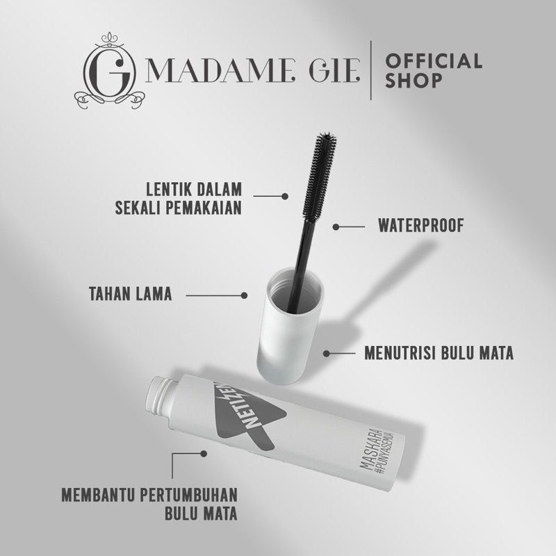 LIZBEAUTY - Madame Gie Mascara Netizen - Make Up Maskara Waterproof