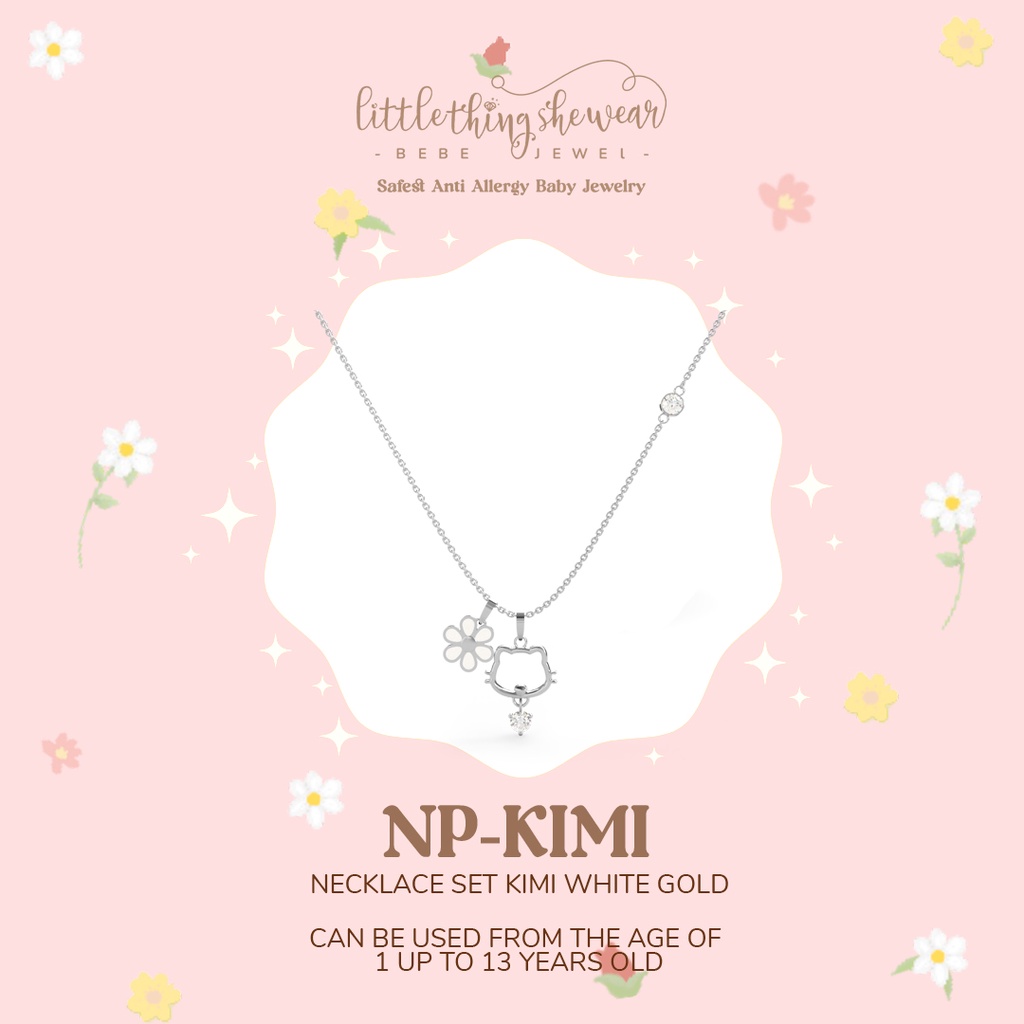 Set Kalung Dewasa Littlethingshewear NP-KIMI - Necklace Set Adult Kimi The Florist (Liontin + Rantai)