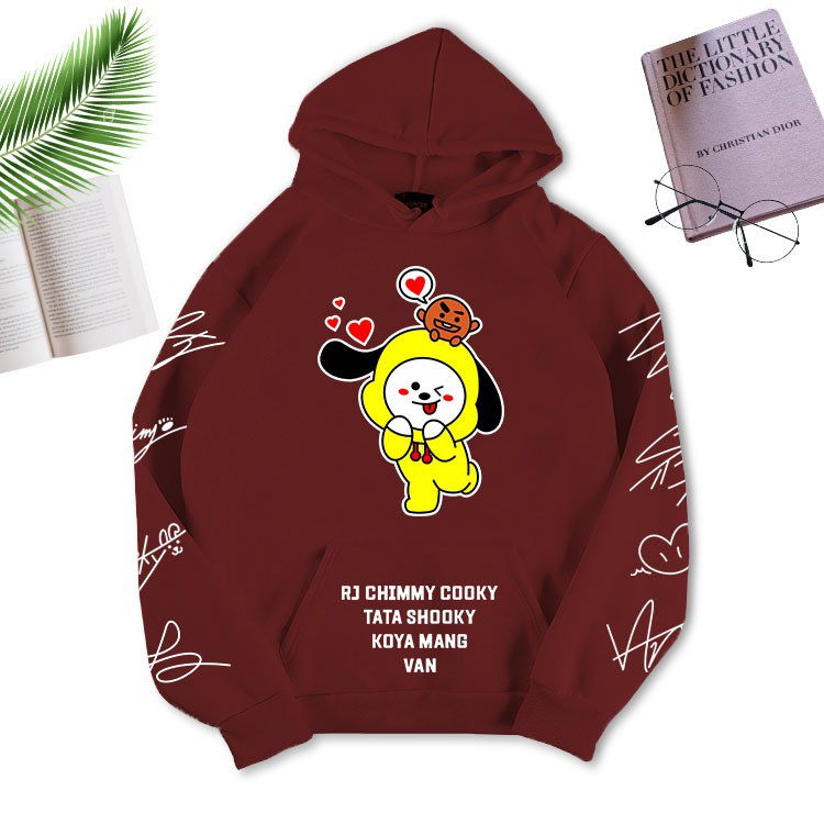 SWEATER HODIE LENGAN PANJANG CHIMMY BT21 TTD