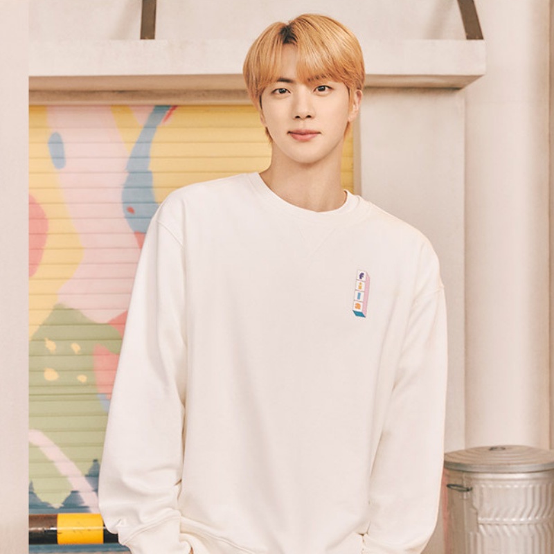 FIL* x BTS Dynamite Collection JIN SWEATER - by BTS Army Stuff