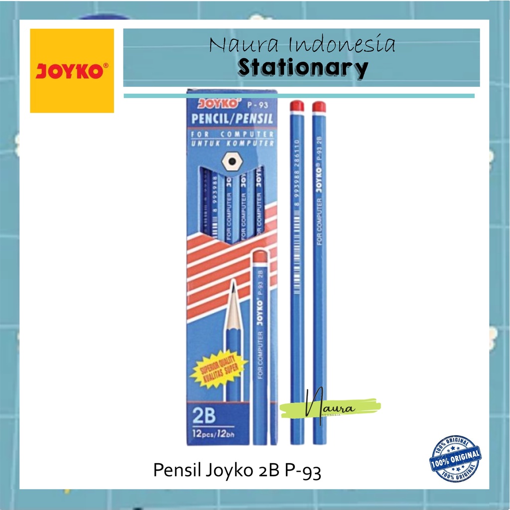 

Pensil Joyko 2B P-93 | JOYKO P-93 | PENSIL 2B P-93 [1PACK]