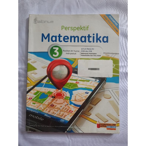 Buku Matematika Peminatan Kelas 12 Platinum