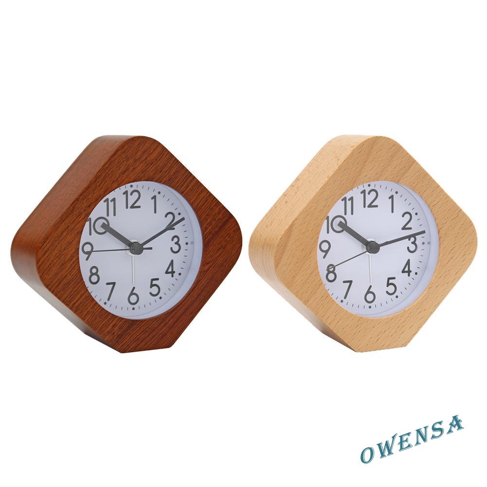 Ow Jam Alarm Digital Led Retro Tenaga Baterai Bahan Kayu Untuk Dekorasi Meja Shopee Indonesia