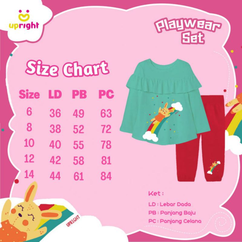 playwear set upright girl