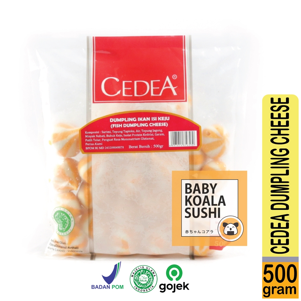 CEDEA Fish Dumpling Cheese Keju 200 g Halal | Shabu shabu Tomyam