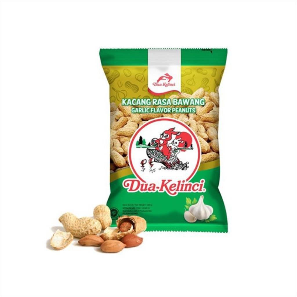 

Kacang Kulit Dua Kelinci Garlic Nut Rasa Bawang 180 gr - 1 Pcs