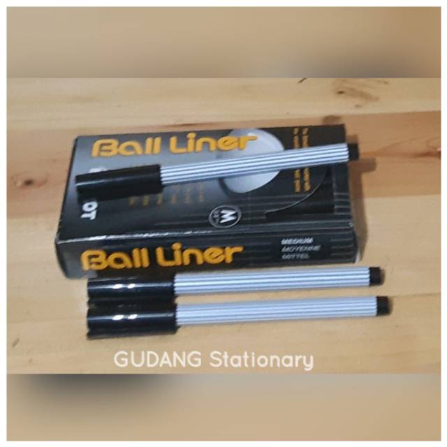 Pulpen Ball Liner Medium Pilot Hitam [ 1 pcs ]