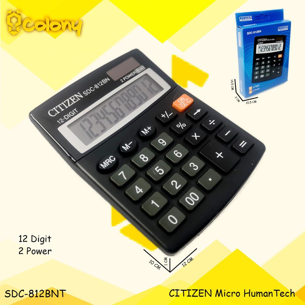 

Kalkulator Citizen SDC-812BN Kalkulator Besar Digital Dagang Sekolah Kantor Calculator Jumbo