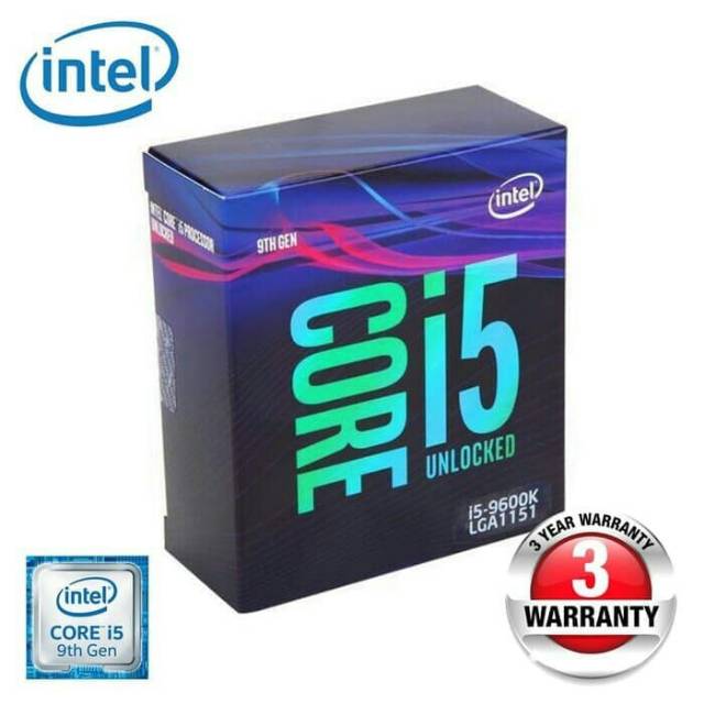 Processor i5 9600K box 1151