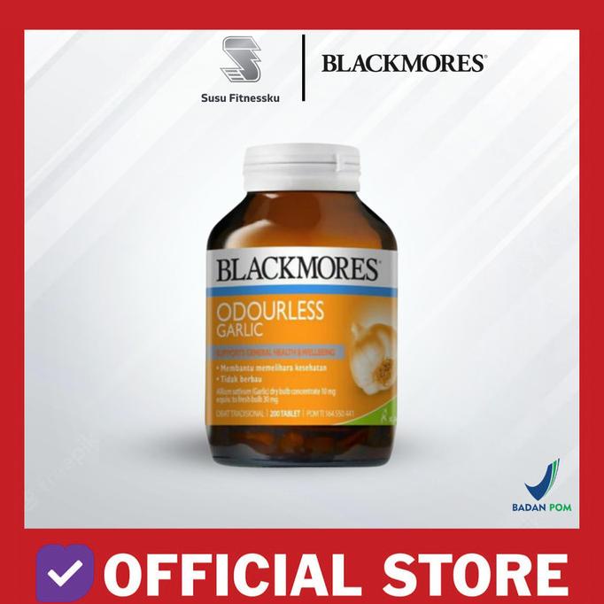 Blackmores Odourless Garlic 90 Tablet Bawang Putih Alami Darah Tinggi