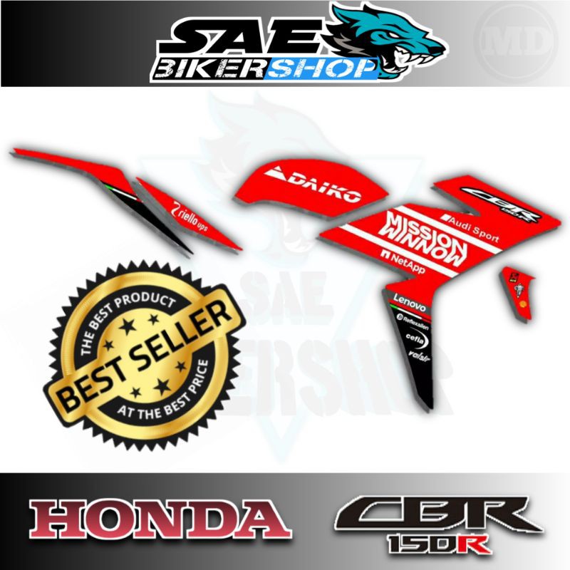 Sticker Stiker CBR150R Facelift CBR Facelift Mission Winnow Motogp