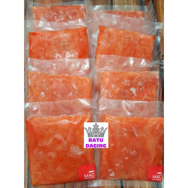 

Salmon Scrap / Salmon Potong Kecil 150gr