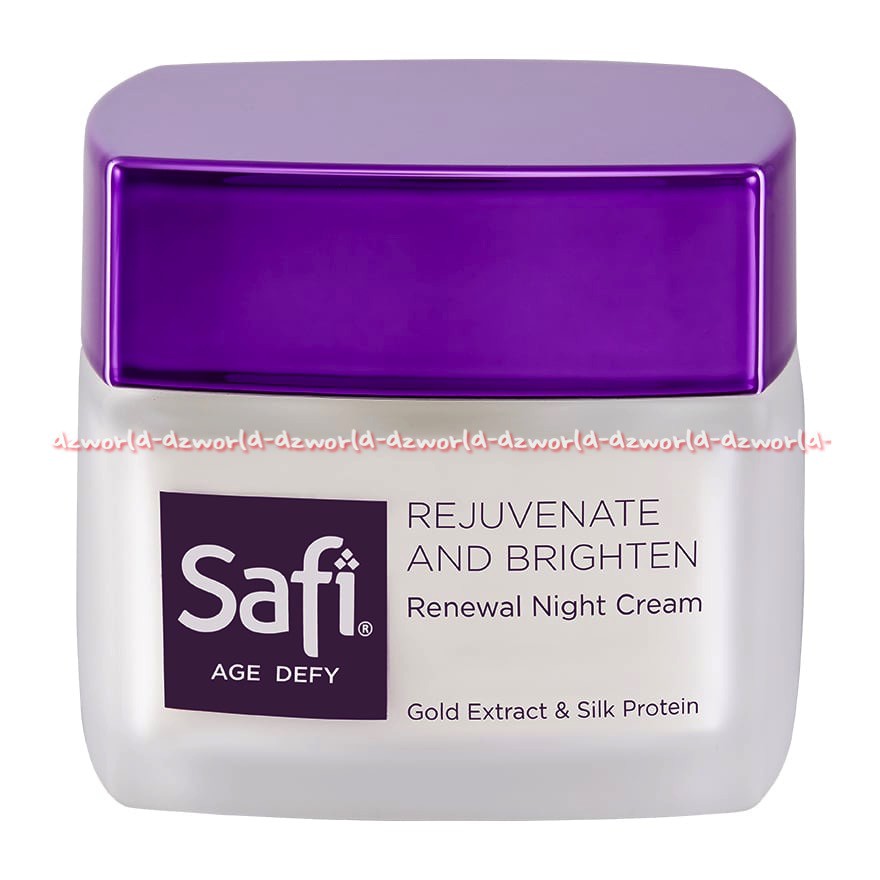 Safi Age Defy Renewal Night Cream 40gr Krim Malam Untuk Peremajaan Kulit