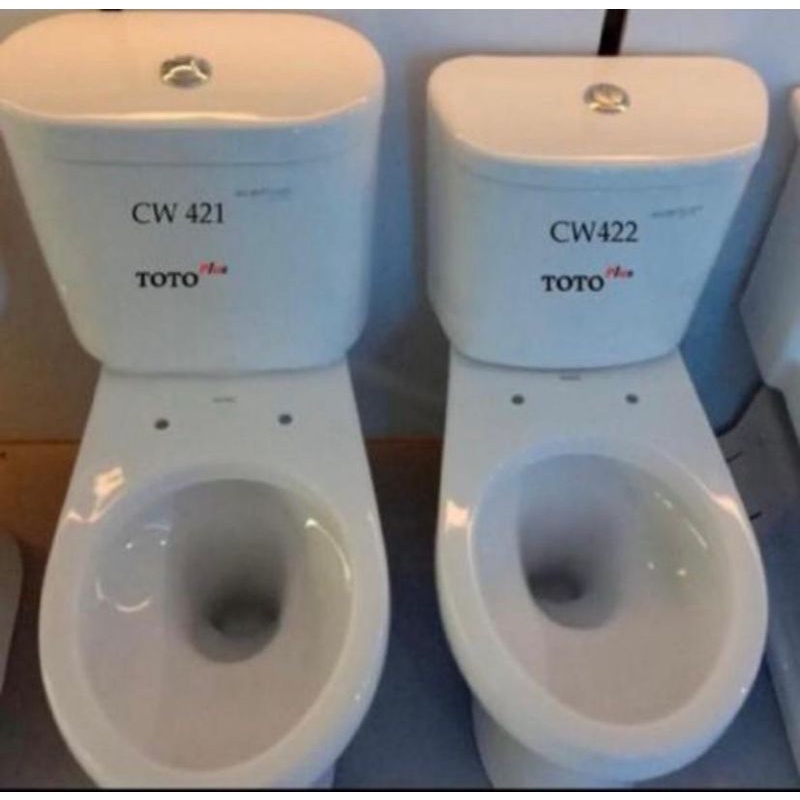 CLOSET DUDUK TOTO CW 422 J / KLOSET DUDUK TOTO CW422J DUAL FLUSH