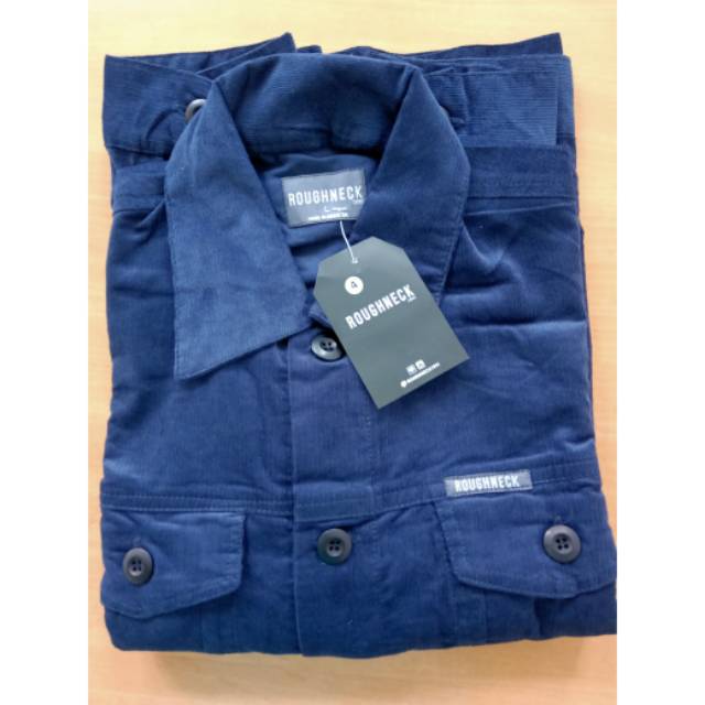 Trucker Roughneck Corduroy Navy