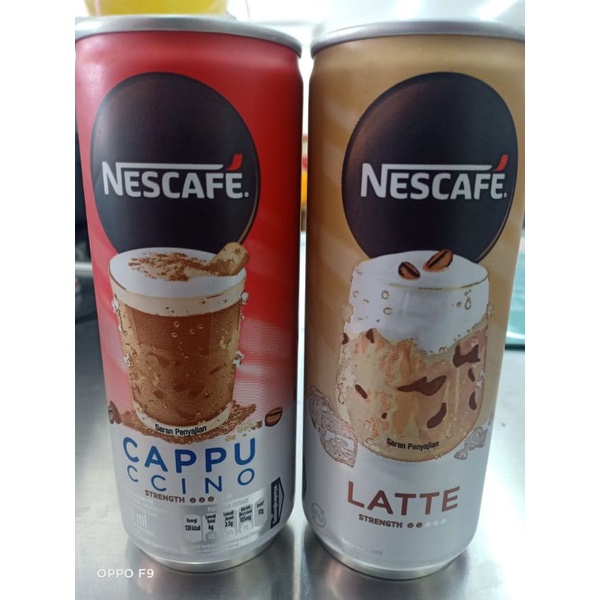 

BARU!! Nescafe Cappuccino Latte kaleng can 220ml