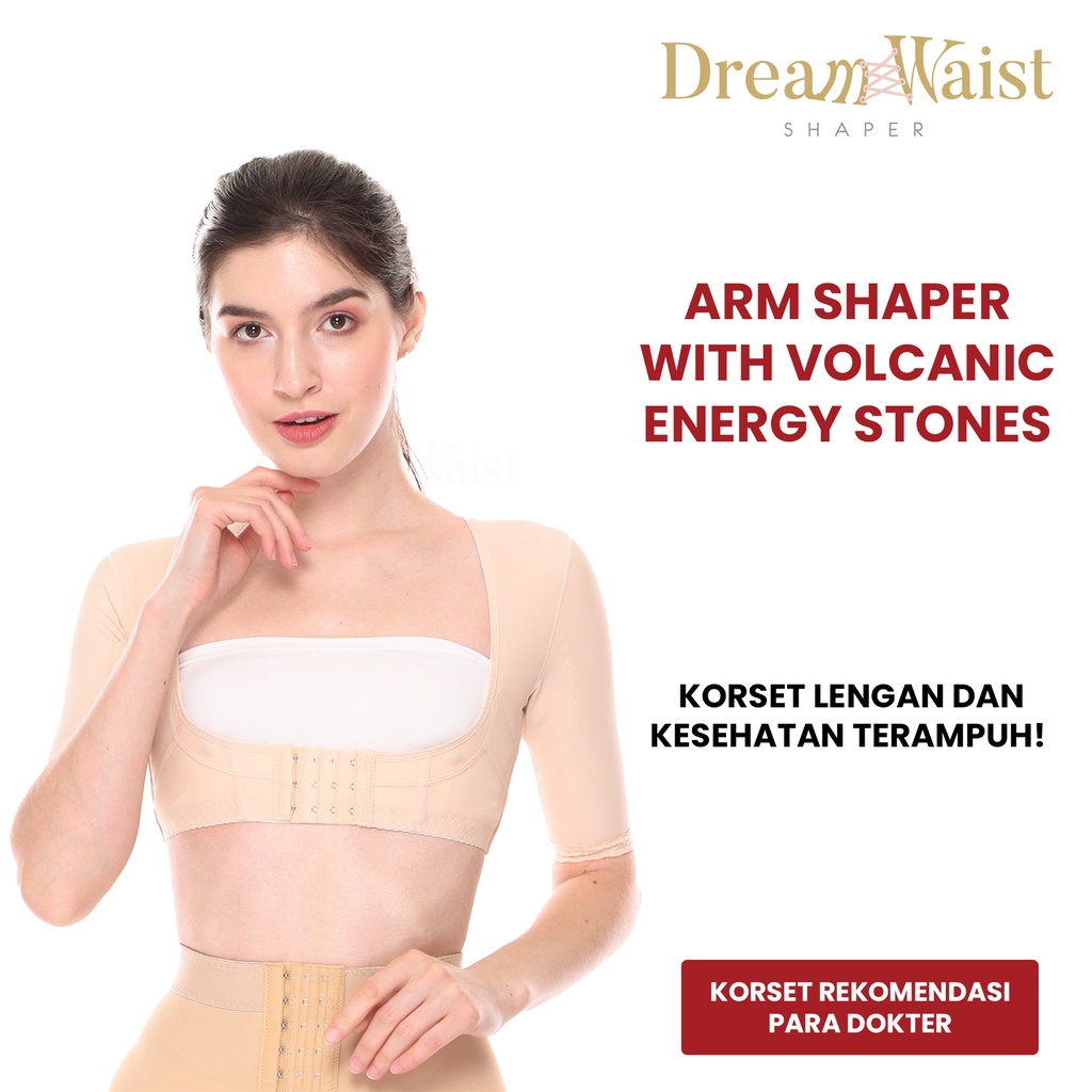 KORSET LENGAN TERAMPUH : ARM SHAPER with VOLCANIC ENERGY STONES