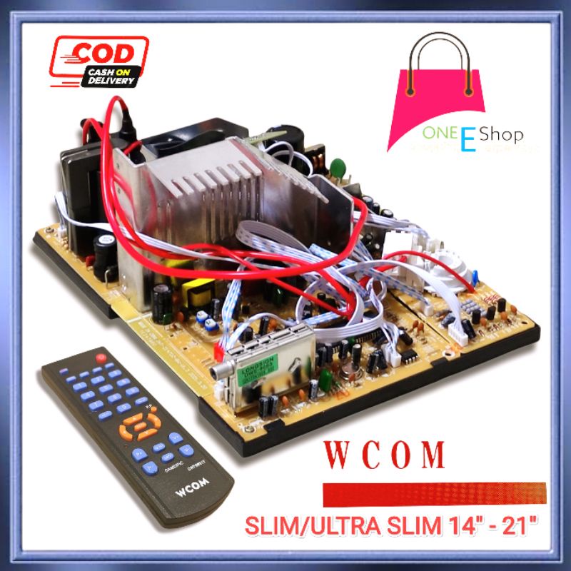 Mesin tv 14 - 21 inch ultra slim - mesin tv cina 14 - 21 slim ( READY ) Free paking aman