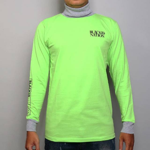 Kaos Panjang Black Id Original