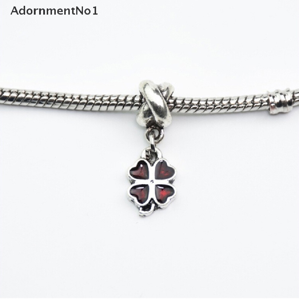 (AdornmentNo1) 1pc Liontin Kalung / Gelang Desain Clover Gaya Eropa Menarik Untuk Wanita