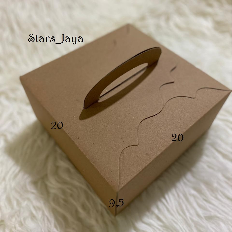 

Box Kraft Tenteng 20 x 20 x 9.5 cm