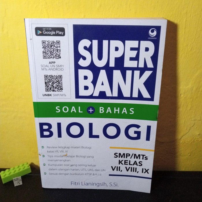 super bank soal bahas biologi SMP MTs kelas 7 8 9