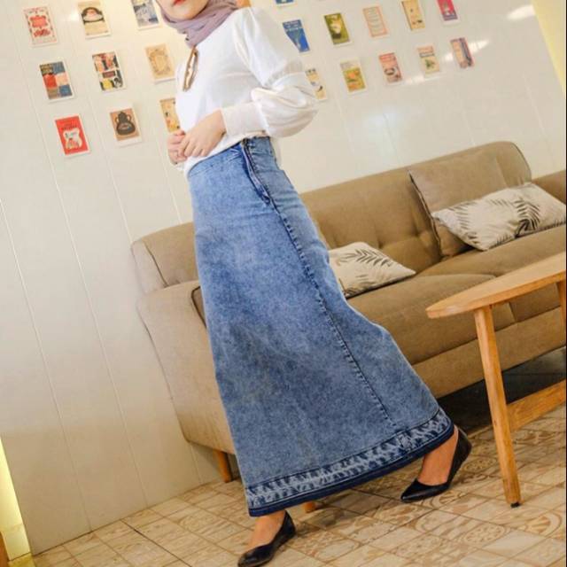 ROK JEANS / ROK DENIM / ROK SEPAN / ROK MURAH